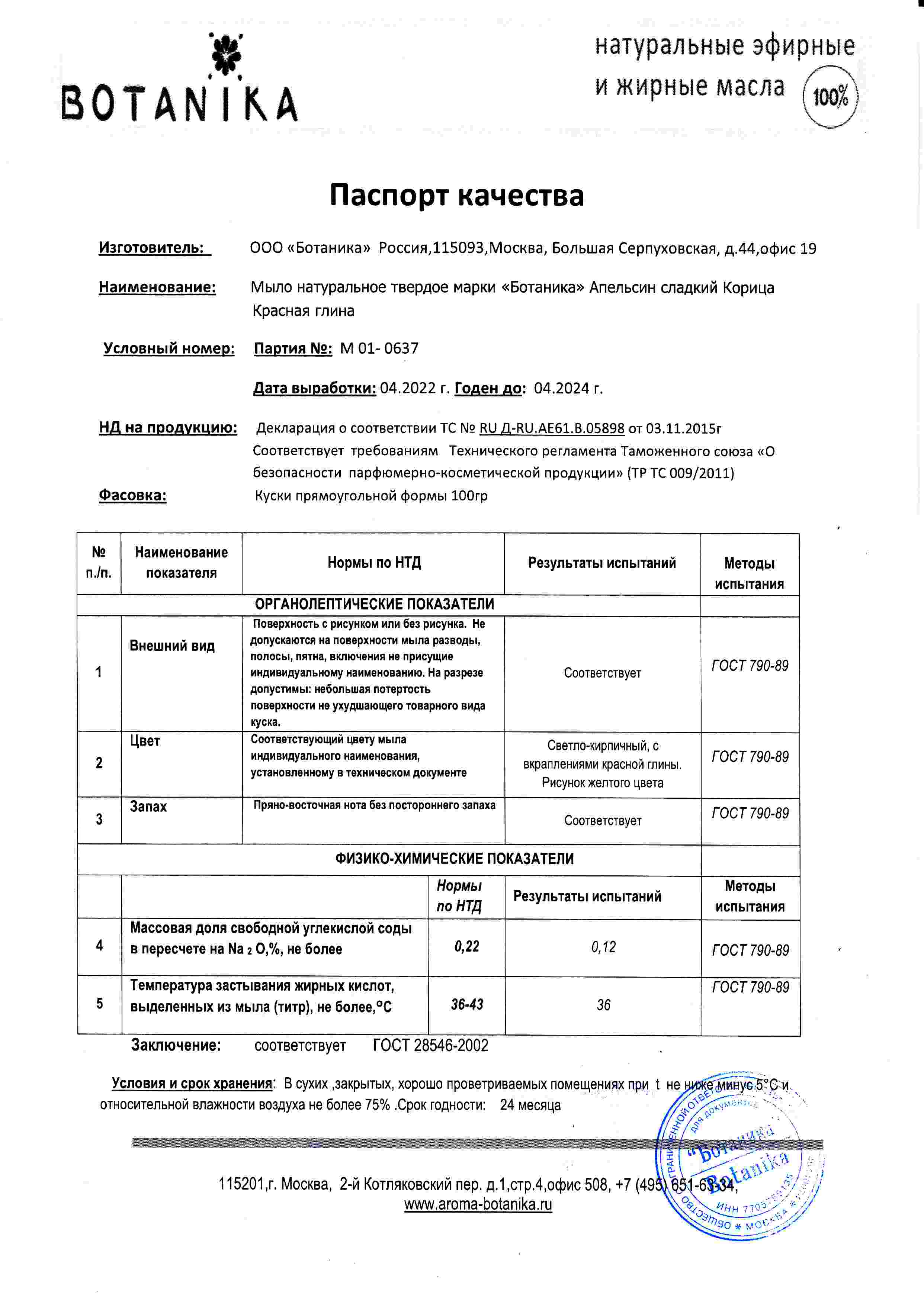 Паспорт №042022